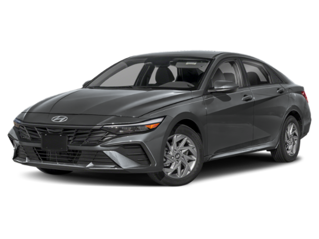 Hyundai Elantra Hybrid Blue Sedan